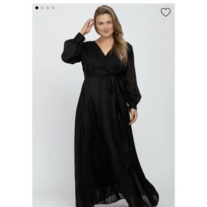 PinkBlush Black Maternity Dress